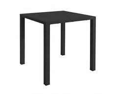 Emu Tavolo Impilabile Quadrato Nova - 80x80cm - Ferro Antico