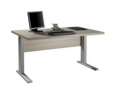 Scrivania in kit componibile studio ufficio legno frassino SR7023 L150h76p80