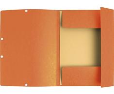 59503E Cartella ad elastico 3 lembi carta lucida 600 g//mq Nature Future Ref A3 Rosso Exacompta
