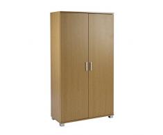 ufficio documenti con armadio fermo cabinet – mobili per ufficio, 4 mensole – 2 anta – Larghezza 800 mm – Capacità di archiviazione – 40 x, formato A4 Capacità