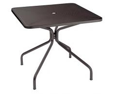 EMU Tavolo Cambi Quadrato cm. 80 x 80 Art. 801 Colore Ferro Antico