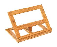 Kesper 58015 Leggio in Legno di bambù, Marrone, 33 x 24 x 10 cm