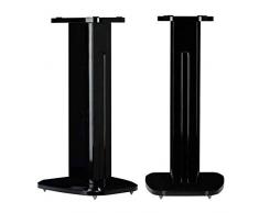 Supporti da terra Una Coppia di Staffe di Altoparlanti Stand Surround Sound Supporto del Monitor Office Home Pavimento Diffusori da Scaffale (Color : Brown, Size : 60cm(23.6inch))