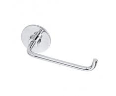 Portarotolo in acciao cromato da muro carta igenica arredo bagno 285038-B