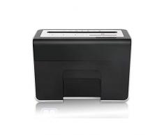 Distruggi Documenti Elettrico Micro Frammenti 3X10mm P5 Per Casa, Mini Tritadocumenti Piccolo Per Ufficio, Tritacarta Cestino 5L Da Tavolo Home, Shredder Automatico 2 Fogli A4, Con Carta Di Credito