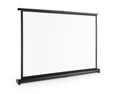 FrontStage TSVS 50 - SP1, Schermo Proiettore, Telo Proiettore, Formato 4:3, 102 x 76 cm, Ideale per Home Theater e Presentazioni, Supporto Integrato, Portatile, Colore Nero