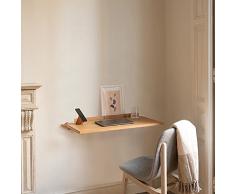 Alada Floating Folding Desk Roble WOODENDOT - Scrivania pieghevole galleggiante da parete, Home Office, telelavo, libreria decorativa, ufficio in casa, mobili trasformabili