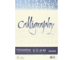 Favini A692084 Calligraphy Pergamena Liscio, 50 Fogli