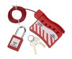 Blocco del Cavo del Lucchetto, Blocco del Cavo Multiuso Flessibile Portatile per Valvola a Saracinesca per Armadio Elettrico