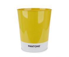 Balvi Cestino Carta Pantone Colore Giallo Bidone per Il Riciclaggio per LUfficio e la casa Prodotti di cancelleria di Design Moderno e Minimalista Latta 26x22x22 cm