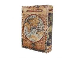 Libro Decorativo Europeo Vintage Scatola di Libri Decorativi Libri di Arredamento Vintage Stile Europeo Grande Capacità Materiale Durevole Ampiamente Noi Scatola di Libri per Scaffale Office Bar Libro