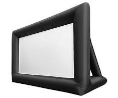 VEVOR Schermo di proiezione gonfiabile, 3 m x 5 m, schermo di cinema gonfiabile 16:9, cinema gonfiabile 3D 19 pollici, schermo del proiettore in tessuto Oxford spesso senza ventola per feste