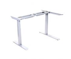 FLEXISPOT E3LW Telaio Scrivania Elettrica in Acciaio Altezza Regolabile con Controllo Memoria Automatica in Bianco