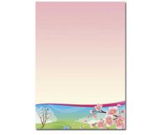 Paper-Media - Set di carta da lettere decorata, motivo: quattro stagioni, 4 x 5 fogli assortiti, DIN A4, 90 g/m²