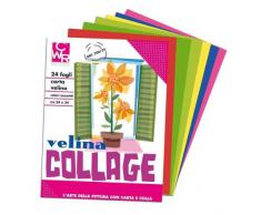 CARTA VELINA - ALBUM 24 FG. CM.24X34 - COL. ASS.