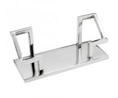 ArtsOnDesk Arte moderna Porta Biglietti da Visita Mr101 Acciaio Inox Smalto Dello Specchio Custodia Biglietti da Visita Lusso Sesktop Scrivania Accessori Ufficio Tribuna Case Organizer Regalo di Festa Regalo di Giorno del Padre