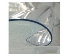 AWSAD Protezione Tavolo Cuscino in Cristallo Trasparente PVC Tappetino Sedie 1,5 Mm, 2 Mm Vetro Impermeabile Tavolo da Pranzo Scrivania Tavolo da tè Pad in Gomma (Color : 1.5mm, Size : 90X140cm)