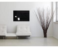 SIGEL GL120 Lavagna magnetica di vetro/bacheca di vetro Artverum, nera, 60 x 40 cm