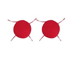 Set di cuscini per sedie da interni ed esterni, 2/4/6 soffici cuscini per sedie da patio trapuntati impermeabili per casa, giardino, balcone, cucina, ufficio portico