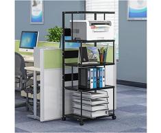 MNB Supporto for stampante da ufficio Home Office Scaffale for stampante da pavimento a 5 strati Scaffale da tavolo for copia Scaffale mobile Scaffale principale Scaffale for stampante multifunzione