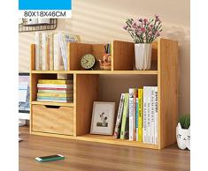 Libreria scaffale Semplice libreria Desk Shelf Student Home Storage Bookcase Libreria Office Bookroom Desktop Space Scaffale Scaffale Libreria (Color : B)