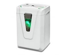 KOBRA Hybrid-S Distruggidocumenti Professionale a Frammento per Uso Personale o Piccoli Uffici con Hybrid Power Management System, 37x26x50 cm, Bianco