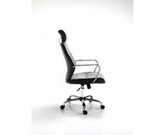 Wink Design Louisiana, Poltrona da Ufficio, Tessuto, Grigio