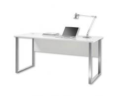 Stella Trading Office Lux, Grigio-scrivania Grande Superficie di Lavoro-Set Completo di mobili da Ufficio Moderni, Engineered Wood, 170 x 76 x 73 cm, 4 unità