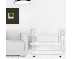 Scaffalatura in metallo, 3 ripiani, da 123X42X102 cm