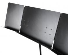 Classic Cantabile Pro - Leggio per orchestra, richiudibile, colore: Nero