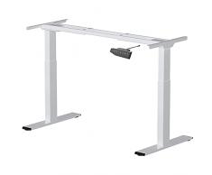 Flexispot EB2W - Scrivania elettrica regolabile in altezza, altezza regolabile, adatta a tutti i tipi di tavoli, con controllo memory e avvio soft start/stop