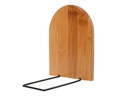 BASSK Nature Bamboo Desktop Organizer Home Office Fermalibri Fine Libro Supporto per scaffali Scaffale per Libri