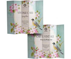 Mendler Paravento divisore doppia immagine 3 pannelli T233 120x180cm orchidee