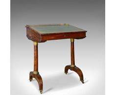London fine di antiquariato Antico scrittoio, Inglese, Regency, Mogano, Davenport, Circa 1820