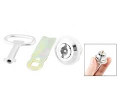 Sourcingmap a13010400ux0022 - Ufficio 21 millimetri porta di metallo di un mobile armadio piano cam lock