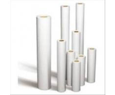 Rotomar PLTOP062550G090 Rotolo Plotter di carta opaca, 90gr/M2, 62.5 cm larghezza, 5 metri lineari, 4 pezzi