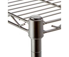 AmazonBasics - Scaffalatura a 5 ripiani, Nero