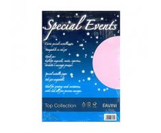 SPECIAL EVENTS PINK 05 - CARTA PERLATA METALLIZZATA FAVINI (MATRIMONIO-BATESIMO) 120GR 20FOGLI A/4