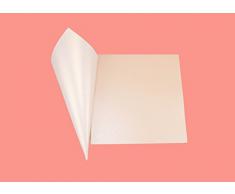 50pz Coni di carta perlata lucida 250gr misura 15*15 cm Materiale FAI DA TE DIY Portariso Portaconfetti bomboniera (bianco ghiaccio)