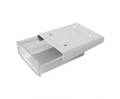 Cassetto Portamatite Autoadesivo, Grande Capacità Scatola Portaoggetti Sotto La Scrivania, Nascosto Organizer Per Cassettiera Da Scrivania, Per Riporre Articoli Di Cancelleria (Bianco)