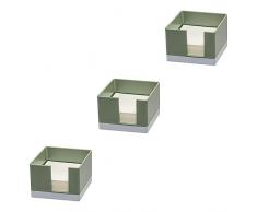 STOBOK 3 Set Box Business Notepad Dispenser Holder Pad Accessori Memo Notes Desktop Tag Forniture B Cancelleria Home Desk For Art Supporto Generico Mensola Office Note