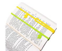 Crivers 10PCS innovative silicone finger Pointing Bookmark Book Marker per ufficio forniture materiale scolastico cancelleria Gift (colori assortiti)