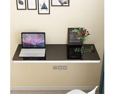 Scrivania per Computer Desktop da Parete in Vetro temperato Semplice Tavolo Pieghevole da Parete per Uso Domestico Ufficio Domestico Soggiorno Camera da Letto Scrivania per Computer sospesa