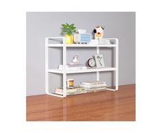 TEmkin Scaffale per libri Libreria per desktop Scaffale per scaffali multiuso Espositore per scaffali Scaffale per scaffali per ufficio e Home Office Scaffale per libri