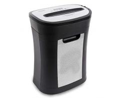 Duronic PS571 Distruggidocumenti 12 fogli A4 - Capacità 19 L - Funzione distruggi carte di credito – Taglio incrociato – Ideale per casa e ufficio