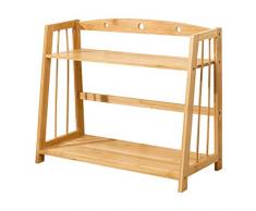 FACMAS Libreria Scaffale Libreria Desktop Bookshelf Simple Tapezoidale Desktop Organizer Office Apprendimento libreria Piccola Librerie (Color : 52cm)