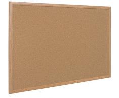 Bi-Office SF132001239 - Bacheca in Sughero, 900 x 600 cm, Beige (Natural)