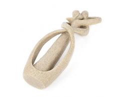 HEEPDD Statua in Pietra arenaria Fatta a Mano in Resina arenaria Bacio Amanti Coppia Scultura Scolpita Statuetta per Home Office Libreria Scaffale per Desktop