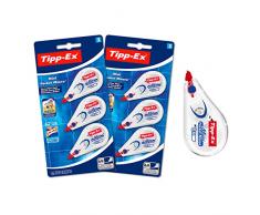 Tipp-Ex, Pocket Mouse, Bianchetto a Nastro, Cancelleria Scuola e Ufficio, Correttori a Nastro 3x2, Confezione da 6 Unità