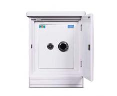 GaoF Cassaforte Meccanica con Password, Comodino per Uso Domestico, casseforti nascoste a Conchiglia in Legno, Grande Armadio per Ufficio da 55 cm, armadietto Interno Interamente in Acciaio